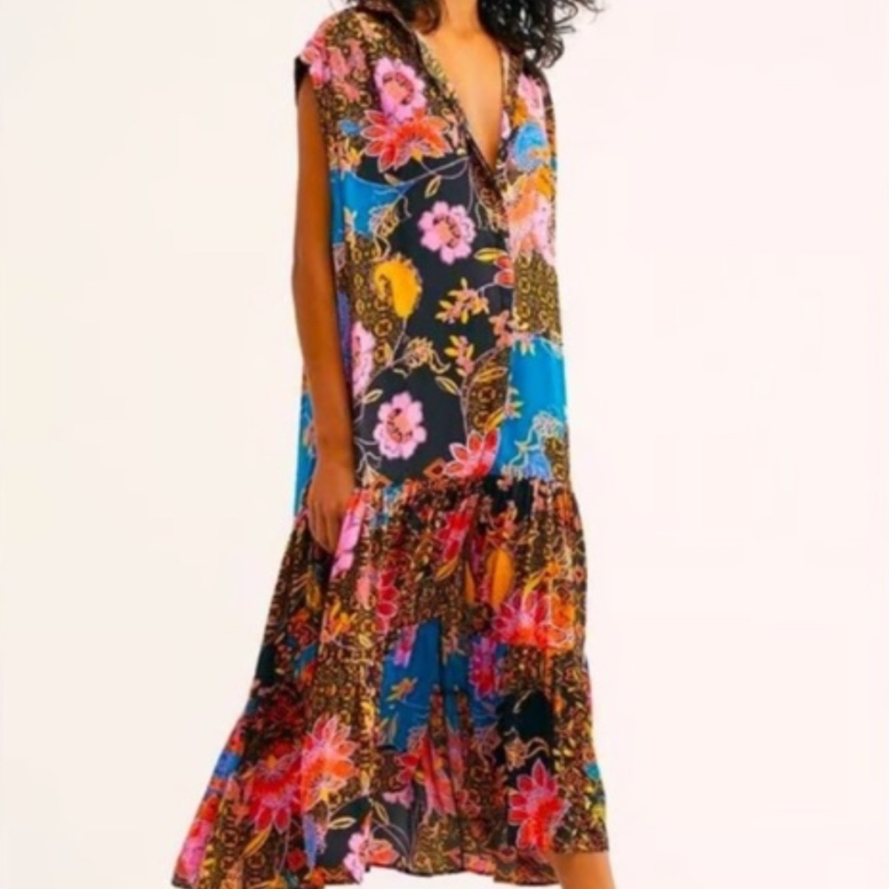 Free People On My Mind Maxi Dress Size Small